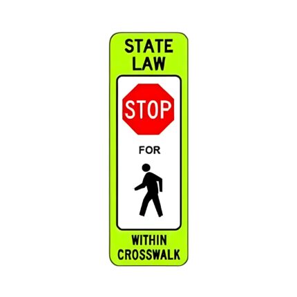 Stop for Pedestrians in Crosswalk