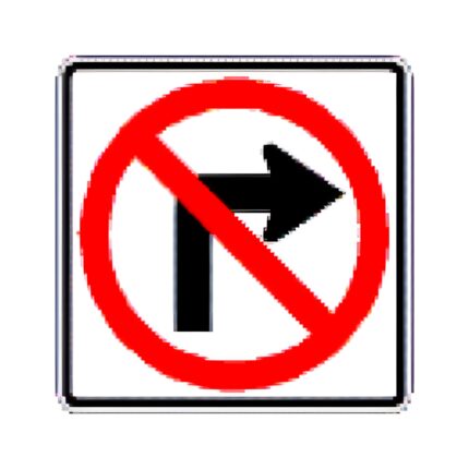 No Right Turn symbol