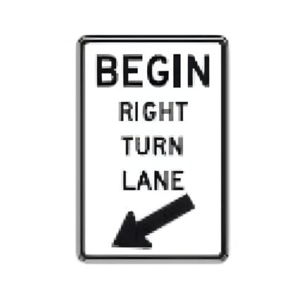 Begin Right Turn Lane