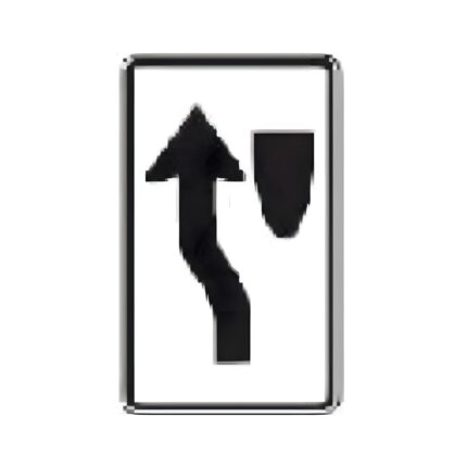 Narrow Keep Left symbol