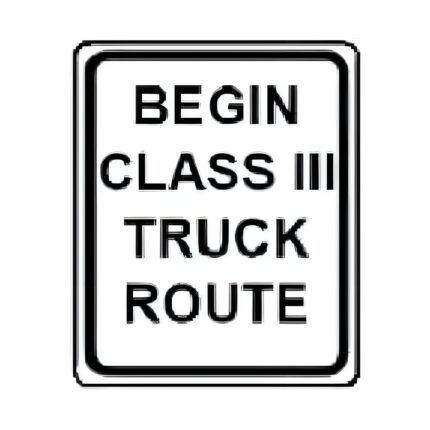 Begin Class III Truck Route