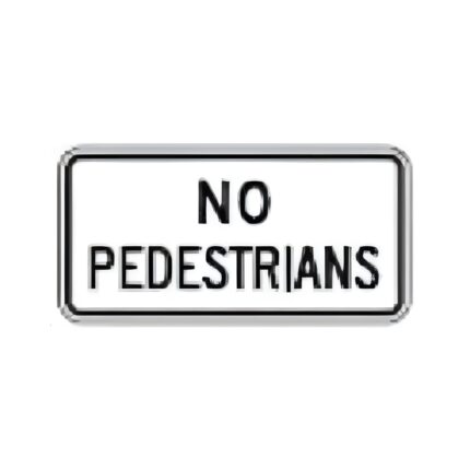 No Pedestrians