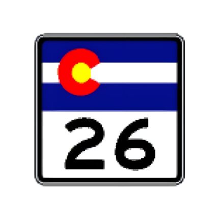 Colorado State Route Marker