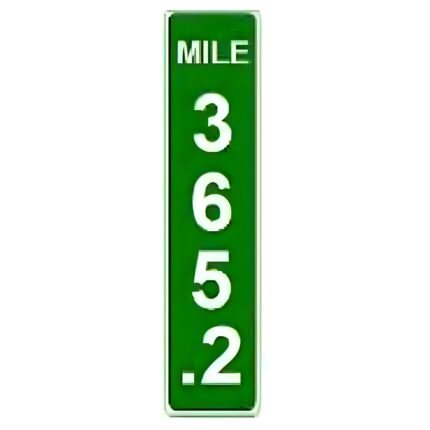 Mile Marker, 4-digits