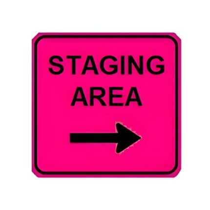 Staging Area with Arrow