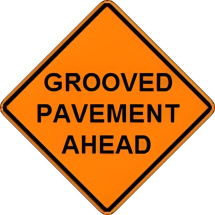 GROOVED PAVEMENT AHEAD