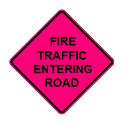 Fire Traffic Entering Road