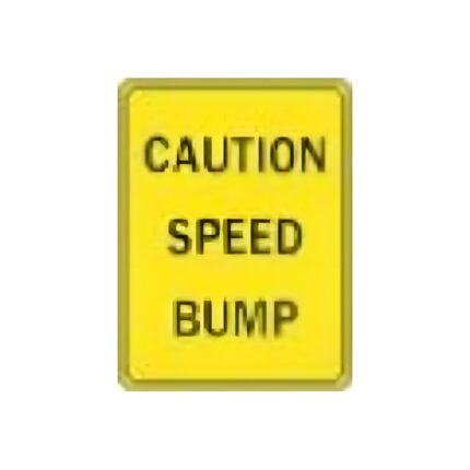 Caution Speed Bump