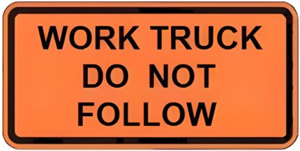 Work Truck Do Not Follow