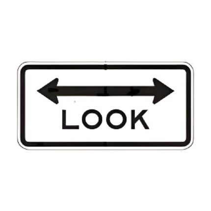 Look Both Ways symbol