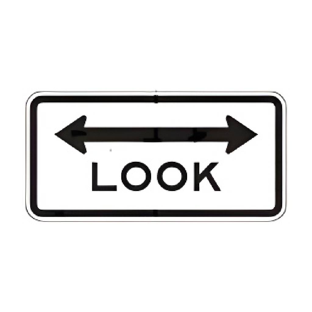 Look Both Ways symbol