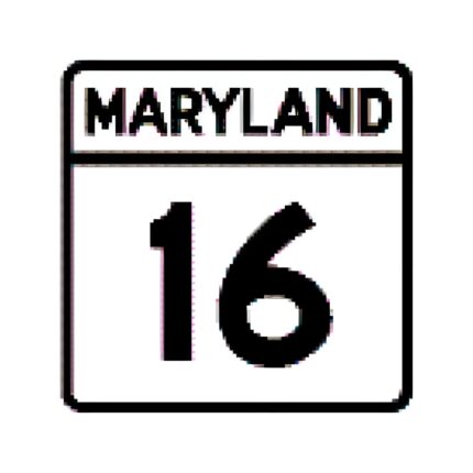 Maryland State Route Marker