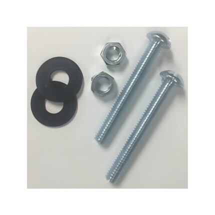 Rust-resistant Zinc-coated Bolts/Hex Nuts/Nylon Washers (pair)