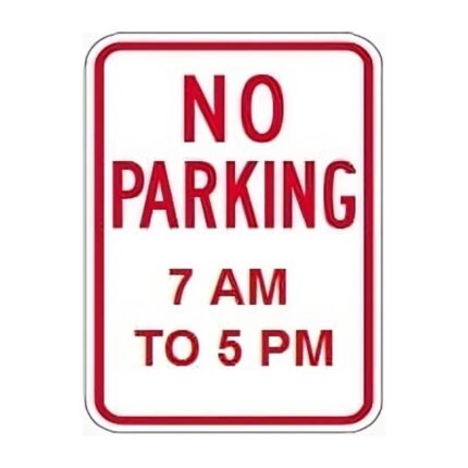No Parking Times