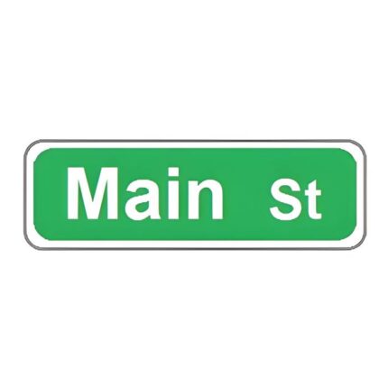 6-inch Extruded Street Name