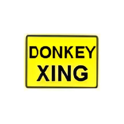 Donkey Xing plate