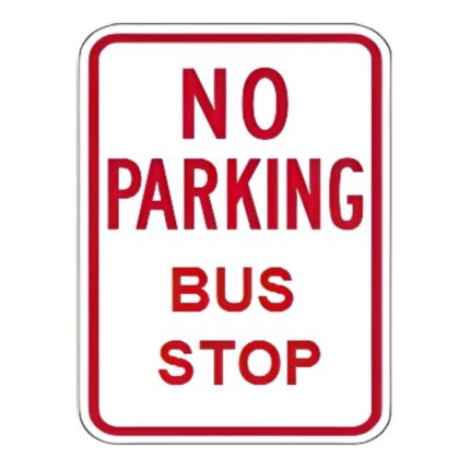 No Parking Bus Stop