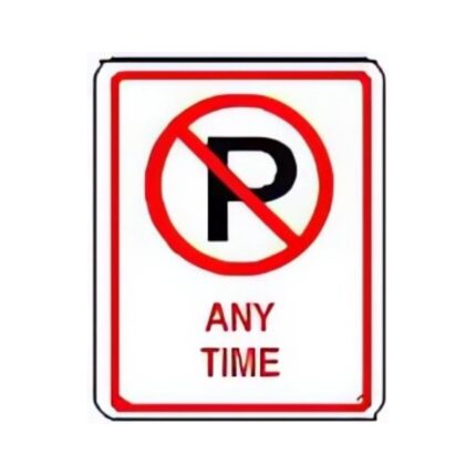 No Parking symbol Any Time