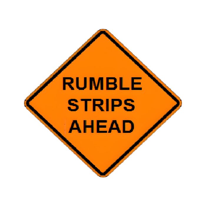 Max Rumble Signs Rumble Strips Ahead - The Traffic Sign Store