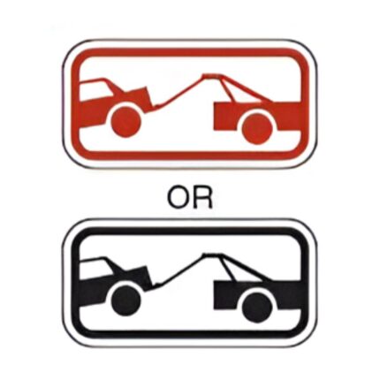 Tow Away Zone symbol