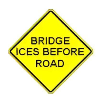 Bridge Ices Before Road