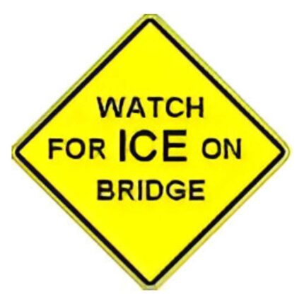 Watch for Ice on Bridge