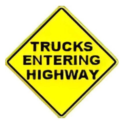 Trucks Entering Highway