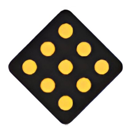 Road Hazard Marker (Amber Reflectors on Black)