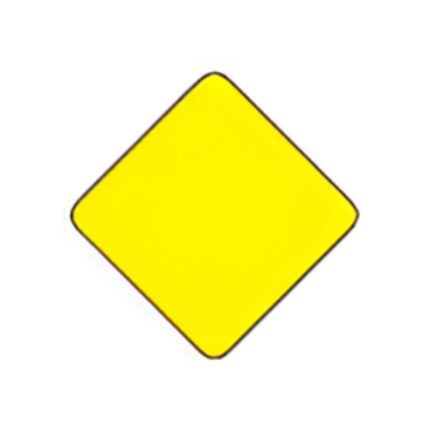 Road Hazard Marker (Solid Yellow)