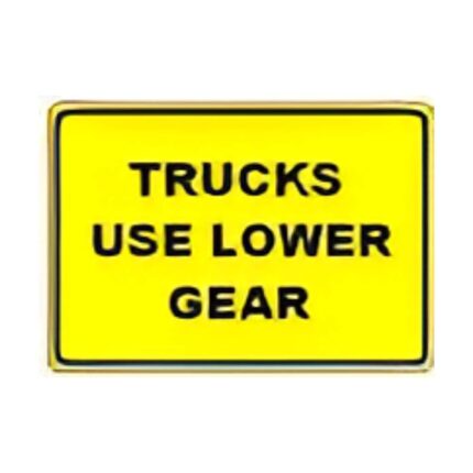 Trucks Use Lower Gear