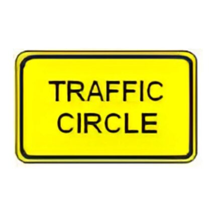 Traffic Circle plate