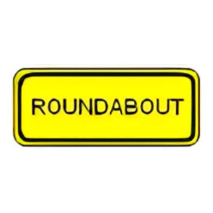 Roundabout plate