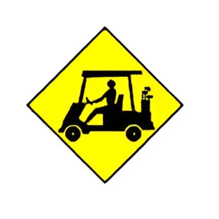 Golf Cart Crossing symbol