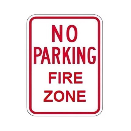 No Parking Fire Zone