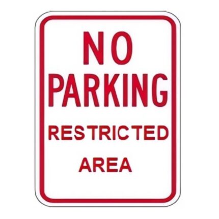 No Parking Restricted Area