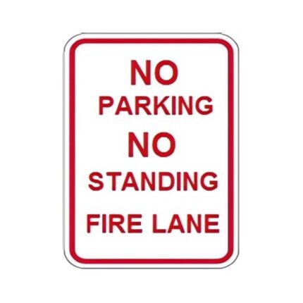 No Parking No Standing Fire Lane