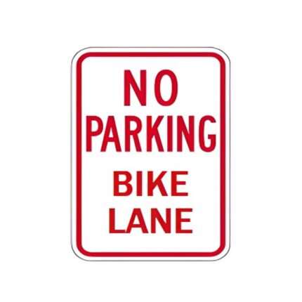 No Parking Bike Lane