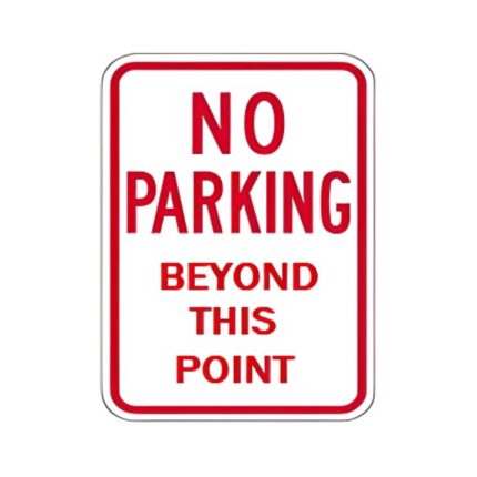 No Parking Beyond This Point