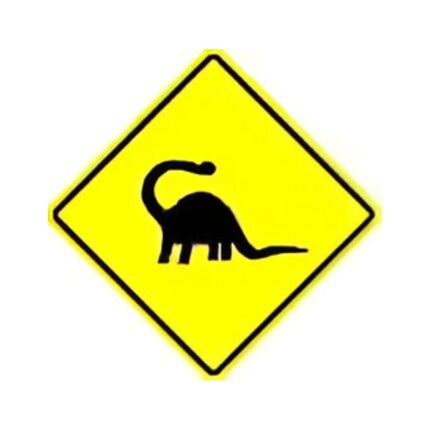 Dinosaur Crossing symbol