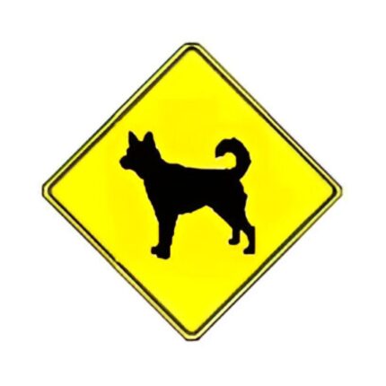 Dog Crossing symbol