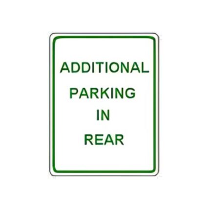 Additional Parking in Rear
