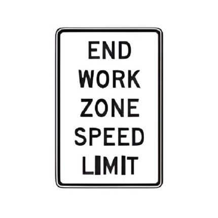 End Work Zone Speed Limit