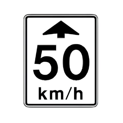 Canadian Speed Limit Warning