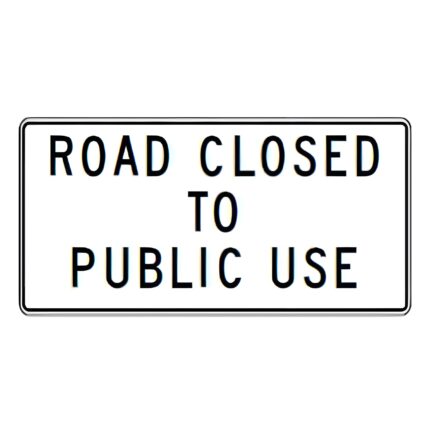 Road Closed to Public Use