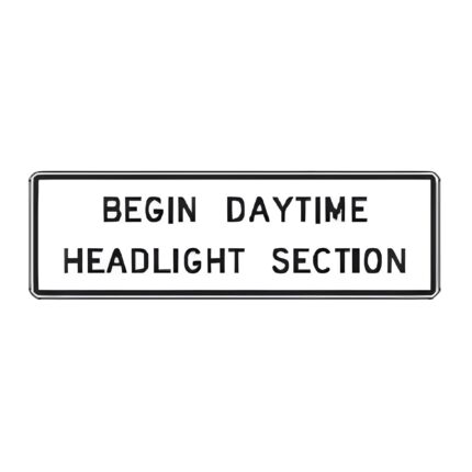 BEGIN Daytime Headlight Section