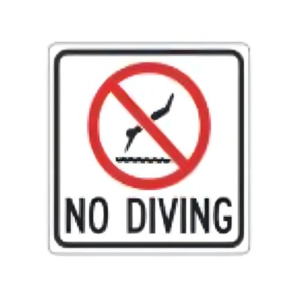 No Diving symbol