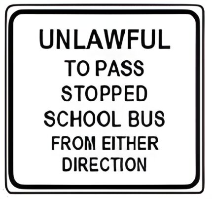 Unlawful to Pass Stopped School Bus