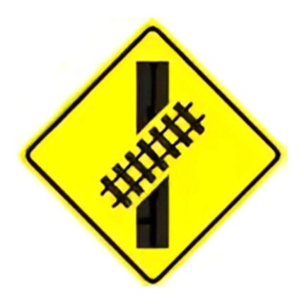 Skewed Railroad Crossing