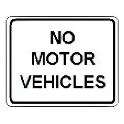 No Motor Vehicles