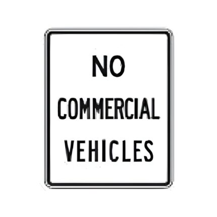 No Commercial Vehicles